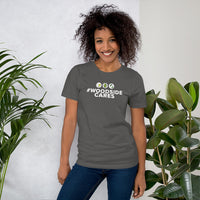 Woodside Cares (White Text) 2 Side Short-Sleeve Unisex T-Shirt