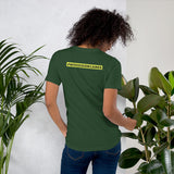 Woodside Cares (White Text) 2 Side Short-Sleeve Unisex T-Shirt