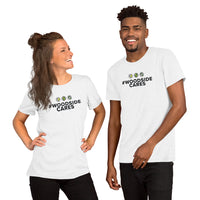 Woodside Cares (Black Text) Short-Sleeve Unisex T-Shirt